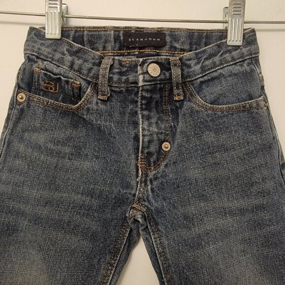 Sean John Jeans Boys‎ Toddler Blue Denim Straight Leg Dark Wash Sz 3T - Picture 3 of 6